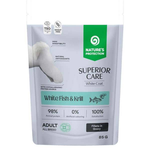Nature’s Protection Superior Care White Coat Dog Adult All Breeds Filetti in gelatina 85 gr