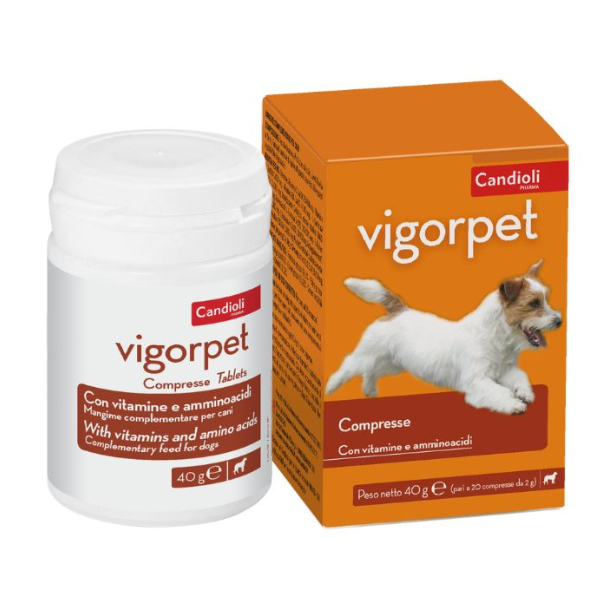 Candioli Pharma Vigorpet Cani Supporto vitaminico Compresse