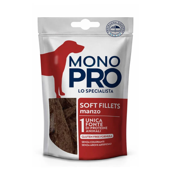 Monopro lo specialista Dog Adult Snack soft fillets 80 gr