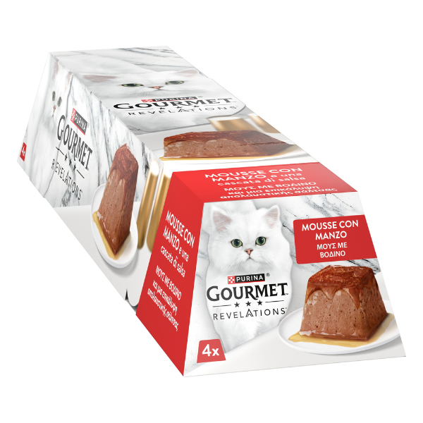 Purina Gourmet Revelations Mousse in salsa Multipack 4x57gr