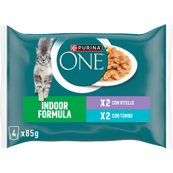 Purina One Cat Sterilised filettini in salsa multipack 4x85 gr