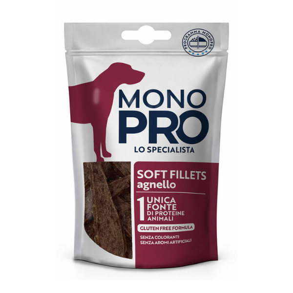 Monopro lo specialista Dog Adult Snack soft fillets 80 gr