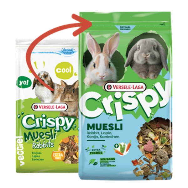 Versele Laga Crispy Muesli Rabbit per tutte le razze di conigli