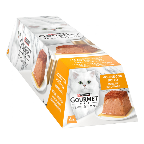 Purina Gourmet Revelations Mousse in salsa Multipack 4x57gr