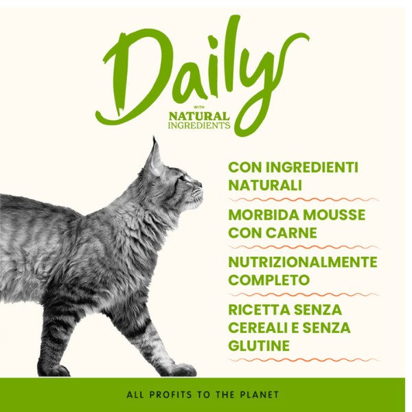 Almo Nature Daily Natural Grain Free Cat Adult 90 gr