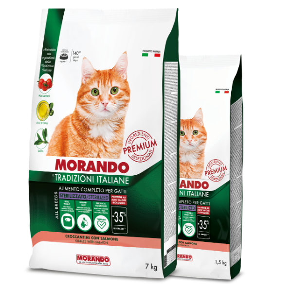 Morando Tradizioni Italiane Cat Adult Sterilized Salmone