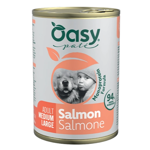 Oasy Monoprotein formula Adult Medium/Large Patè 400 gr