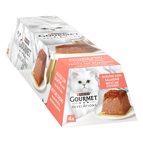 Purina Gourmet Revelations Mousse in salsa Multipack 4x57gr