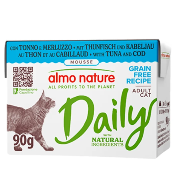 Almo Nature Daily Natural Grain Free Cat Adult 90 gr