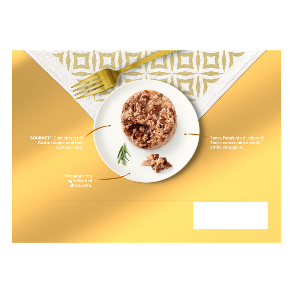 Purina Gourmet Gold Intrecci di Gusto Umido Gatto Multipack 24x85g