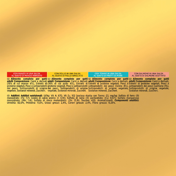 Purina Gourmet Gold Delizie in salsa Umido Gatto Multipack 24x85g
