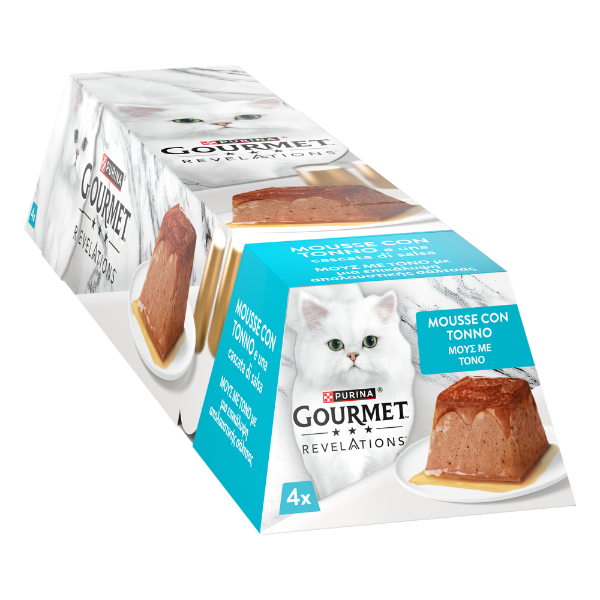 Purina Gourmet Revelations Mousse in salsa Multipack 4x57gr