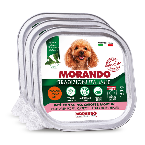 Morando Tradizioni Italiane Dog Adult Mini Patè 150 gr