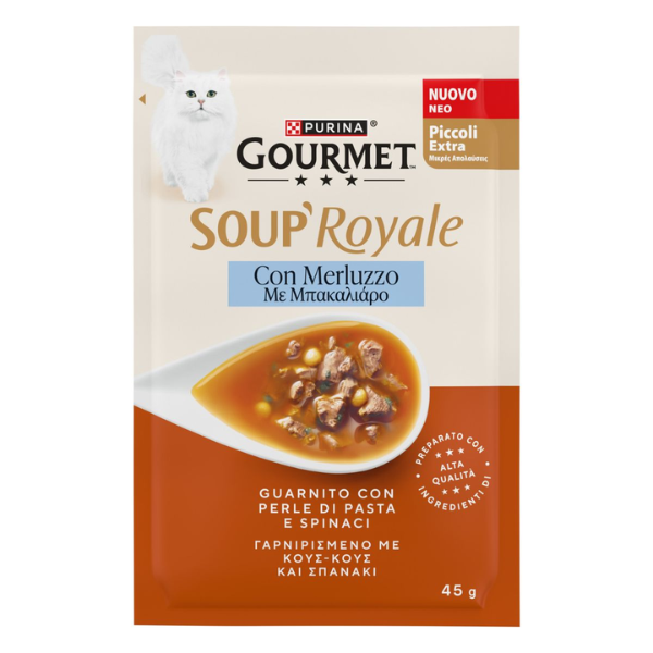 Purina Gourmet Soup Royale Filetti in brodo di cottura 45 gr