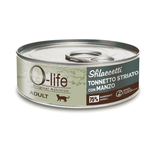 O-life Cat Adult Sfilaccetti 70 gr