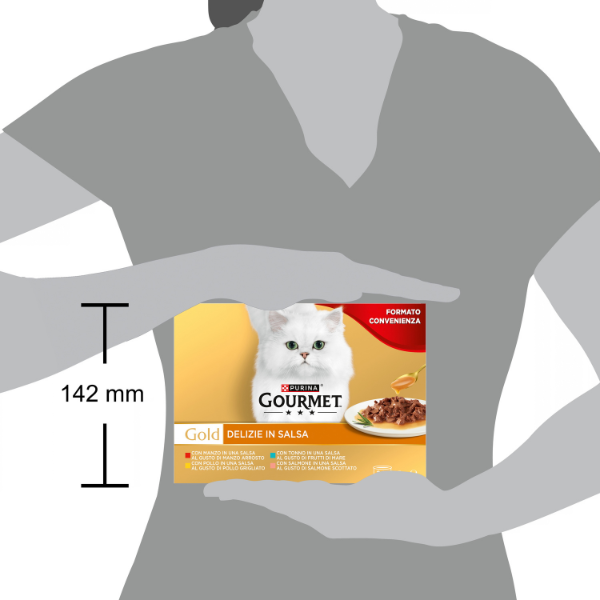 Purina Gourmet Gold Delizie in salsa Umido Gatto Multipack 24x85g