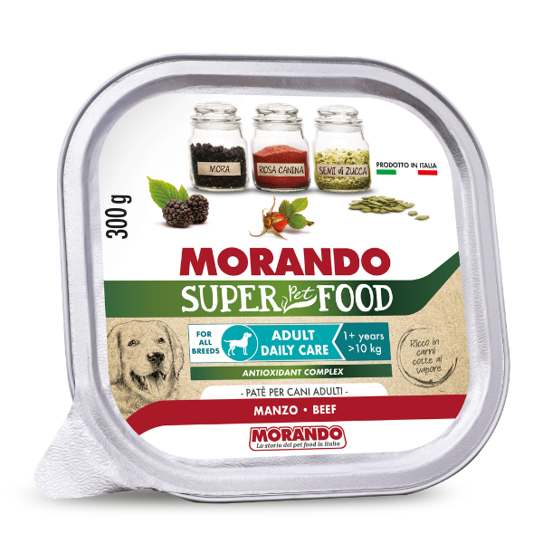 Morando SuperPetFood Dog Adult All breeds Patè 300 gr
