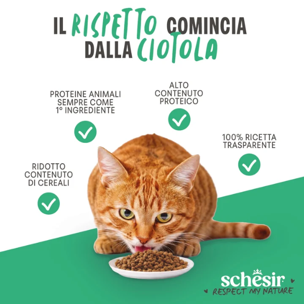 Schesir Animal Monoprotein formula Cat Adult con Pollo fresco