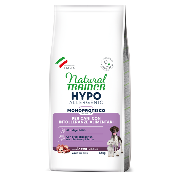 Natural Trainer Hypo Diet Monoproteico All Breeds Adult Dog con Anatra