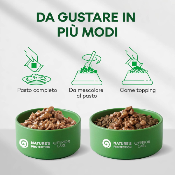 Nature’s Protection Superior Care Dog Junior All Breeds Filetti in gelatina 85 gr