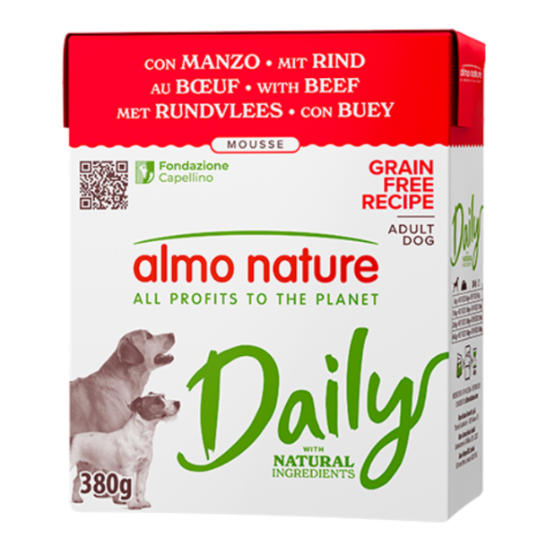 Almo Nature Daily Natural Grain Free Dog Adult 380 gr