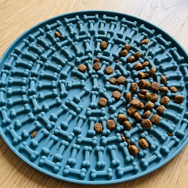 Tappetino da leccare per cani Lick mat rotondo per cani e gatti Record