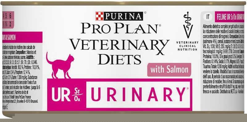 Purina Veterinary Diets UR Mousse 195 gr - Salmone