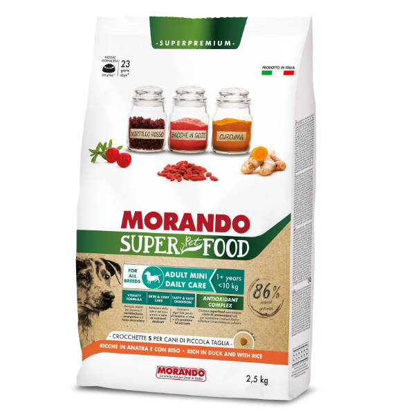Morando SuperPetFood Dog Adult Mini Anatra e riso