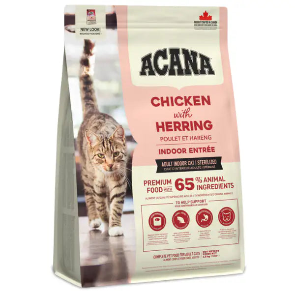 Acana Cat Adult Indoor Entree Pollo e aringa  1,8 kg bauzaarit.myshopify.com