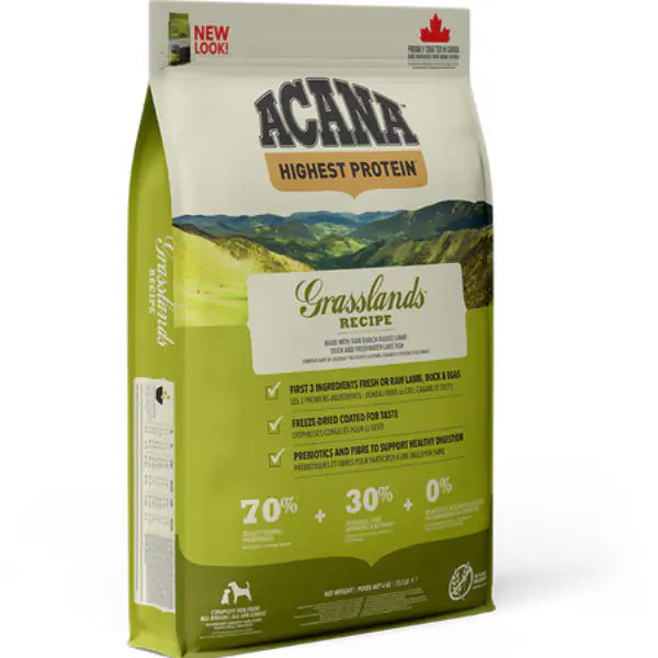 Acana Grasslands Grain Free  11,4 kg bauzaarit.myshopify.com