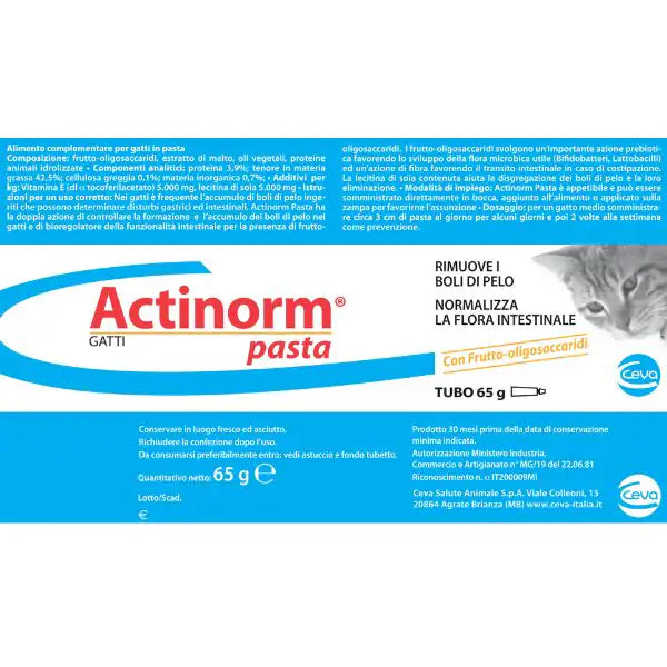 Actinorm Pasta boli di pelo Gatti   bauzaarit.myshopify.com