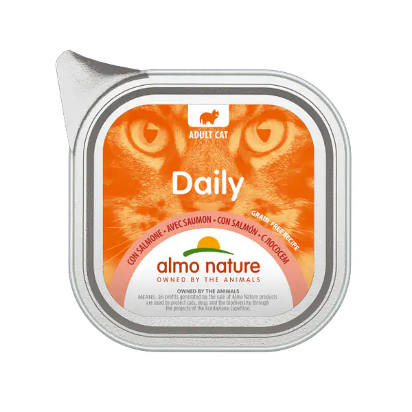 Almo Nature Daily Grain Free Menù Cat 100 gr  Salmone bauzaarit.myshopify.com