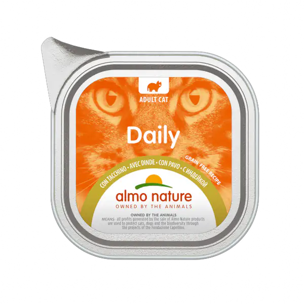 Almo Nature Daily Grain Free Menù Cat 100 gr  Tacchino bauzaarit.myshopify.com
