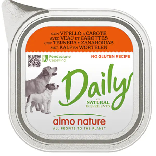 Almo Nature Daily Nutrition Menù Dog 100 gr  Vitello e carote bauzaarit.myshopify.com