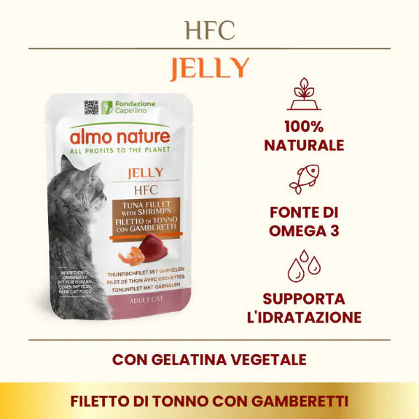Almo Nature HFC Jelly Natural Cat 55 gr   bauzaarit.myshopify.com