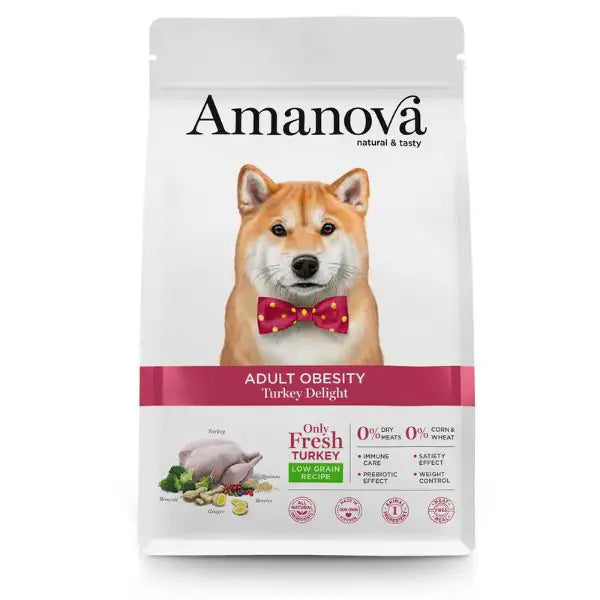 Amanova Adult Obesity Delight Tacchino  10 kg bauzaarit.myshopify.com
