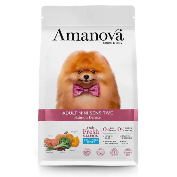Amanova Mini Sensitive Deluxe Salmone Grain Free   bauzaarit.myshopify.com