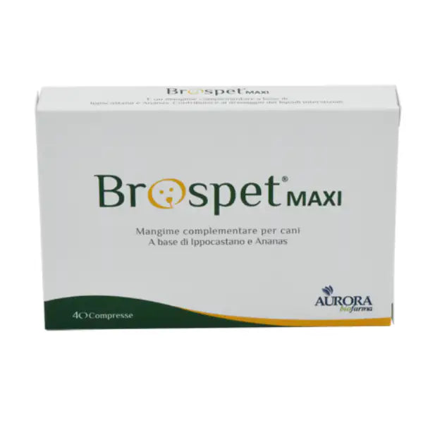 Aurora Biofarma Brospet Maxi drenaggio liquidi interstiziali cane medium/large  40 compresse bauzaarit.myshopify.com