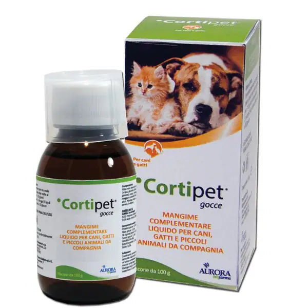 Aurora Biofarma Cortipet Gocce cane e gatto  100 ml bauzaarit.myshopify.com