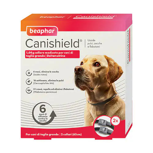Beaphar Canishield Collare Antiparassitario  2 collari Cani Taglia Grande bauzaarit.myshopify.com