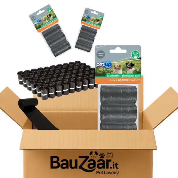 Bundle convenienza: x320 bustine Sacchetti igienici per cani Bauzaar Basic   bauzaarit.myshopify.com