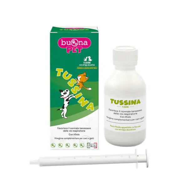 Buona Pet Tussina Mangime Complementare Cani e Gatti  100 ml bauzaarit.myshopify.com