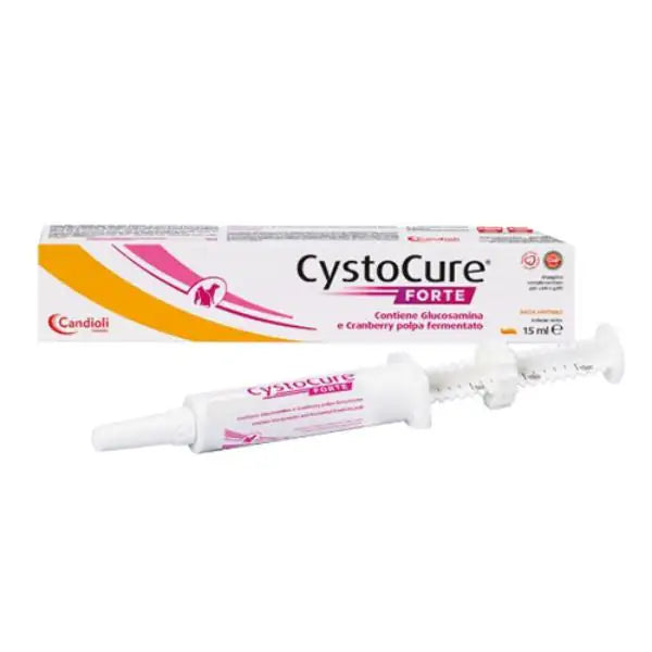 Candioli Pharma Cystocure Forte Pasta appetibile in siringa  15 ml bauzaarit.myshopify.com