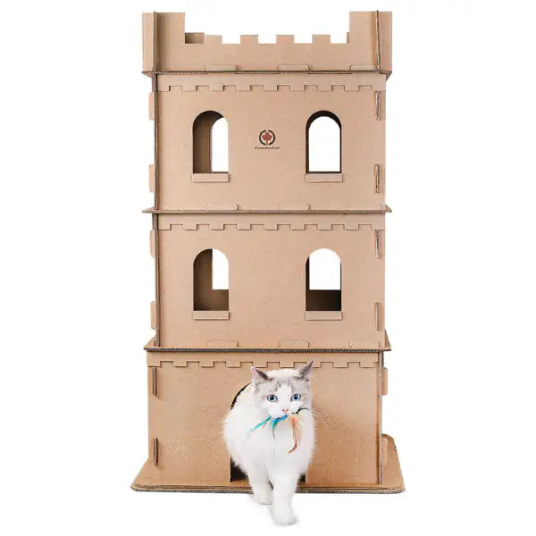 Castello in cartone CatCastle CanadianCat   bauzaarit.myshopify.com