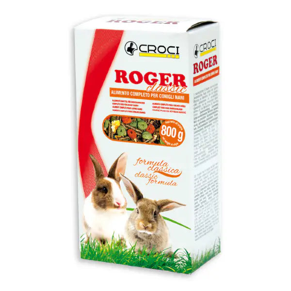 Croci Rabbit Roger Classic alimento Conigli Nani  800 gr bauzaarit.myshopify.com
