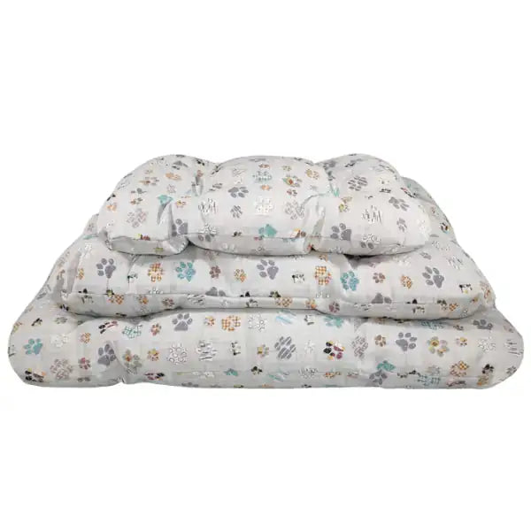 Cuscino imbottito rettangolare con 4 impunture Beige zampette Nasonero  Misura 6 - Zampette beige bauzaarit.myshopify.com