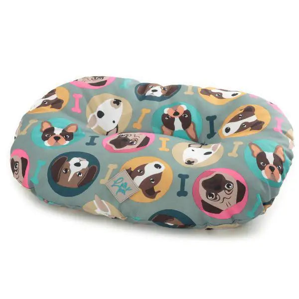 Cuscino ovale Dogs Oxford Range Nettuno Technical Leopet   bauzaarit.myshopify.com