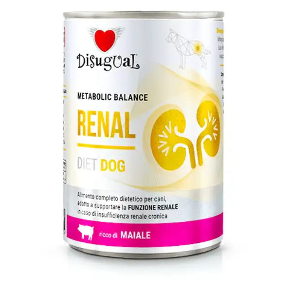 Disugual Diet Dog Metabolic Balance Patè Renal 400 gr  Maiale bauzaarit.myshopify.com