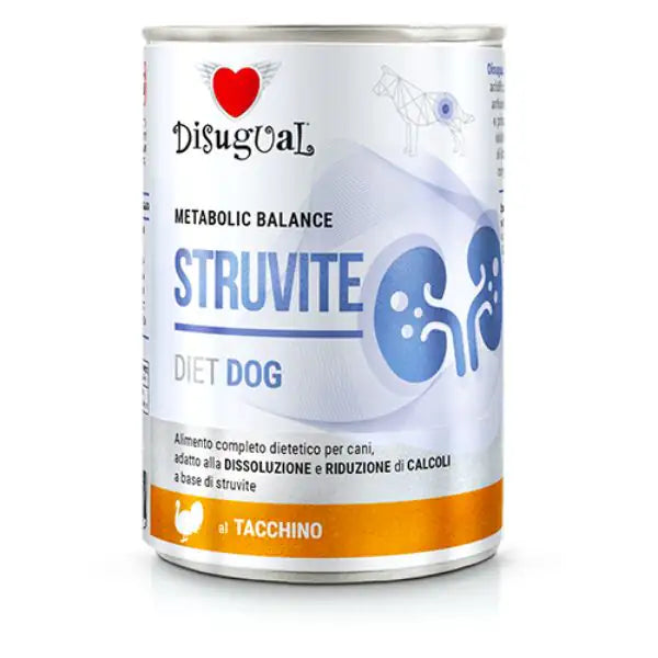 Disugual Diet Dog Metabolic Balance Patè Struvite 400 gr  Tacchino bauzaarit.myshopify.com