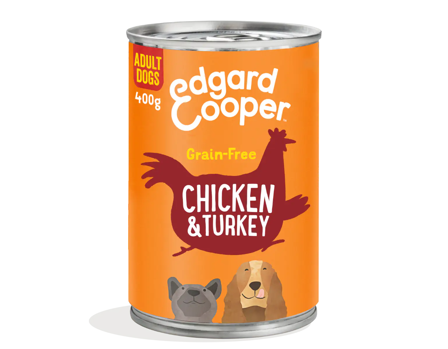 Edgard & Cooper Adult Grain Free 400 gr  Pollo e tacchino bauzaarit.myshopify.com
